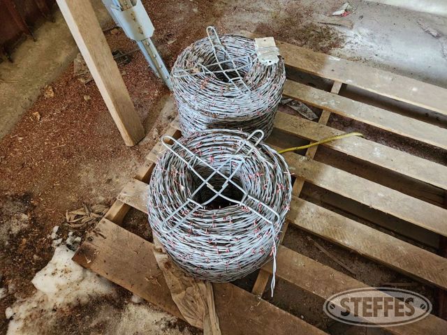 (2) Rolls barbed wire, New